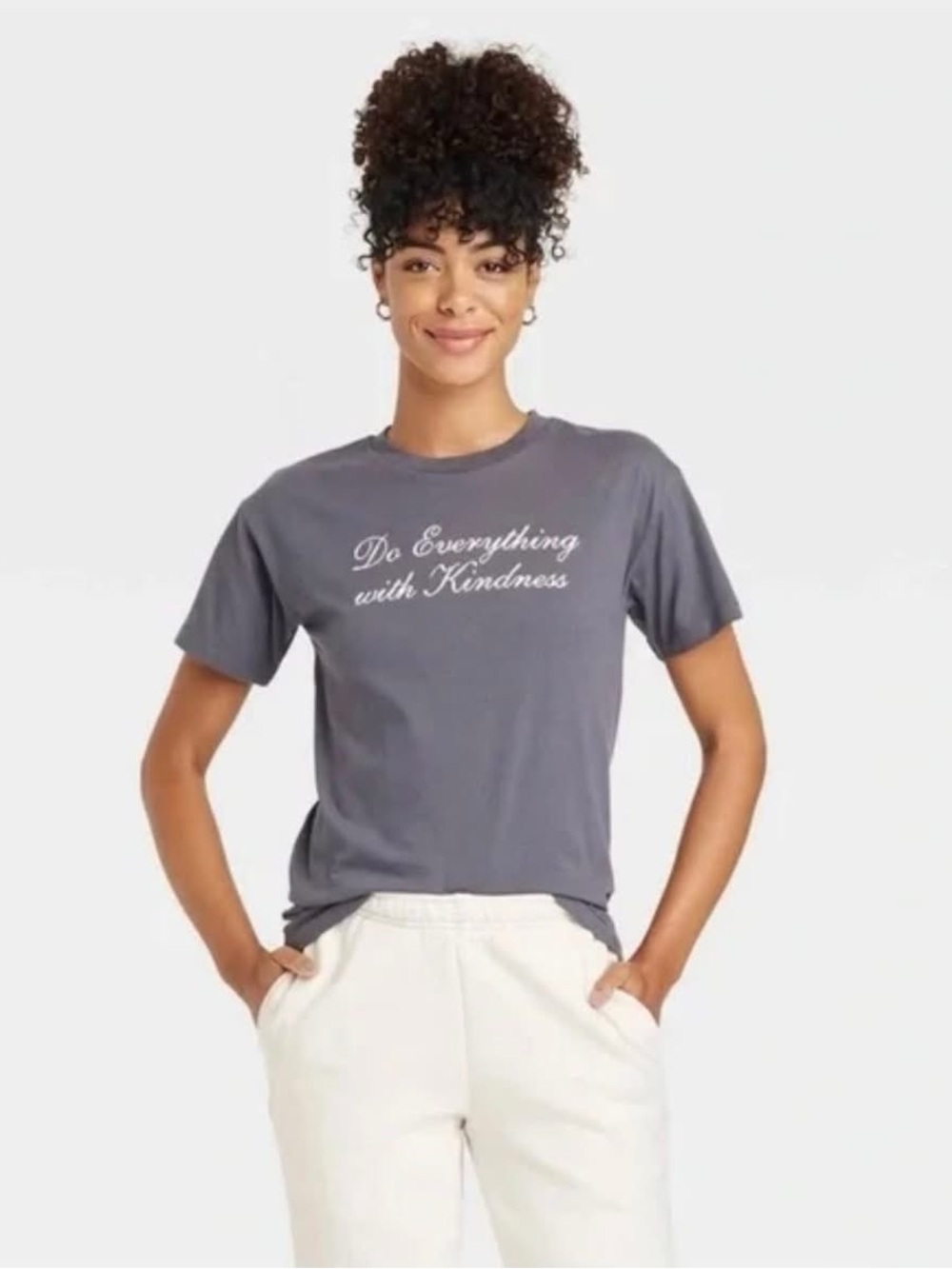 Grayson Threads Charcoal Gray "Do Everything with Kindness" Short Sleeve Tee